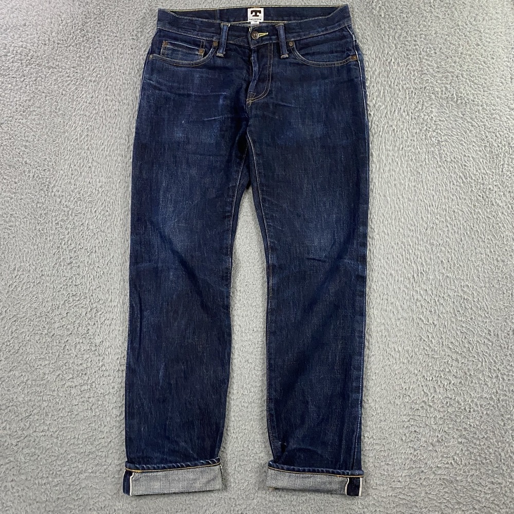 Tellason Jeans size 29x30 Selvedge Denim Slim Tapered Ladbroke Grove Made USA